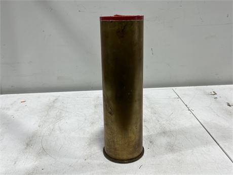 VINTAGE 105MM MILITARY SHELL (15” tall)