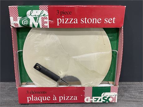 PIZZA STONE SET (15” DIAMETER)