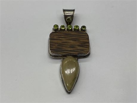 LARGE 925 STERLING PENDANT (2”X3.5”)
