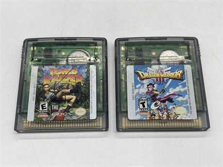 2 MISC GAMEBOY COLOUR GAMES