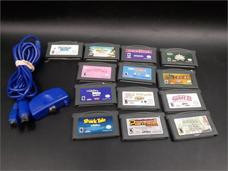 COLLECTION OF GBA GAMES