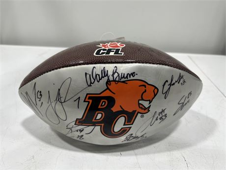 BC LIONS TEAM SIGNED FOOTBALL