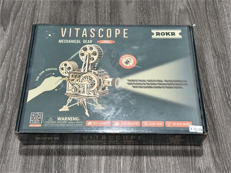 NEW/SEALED WOODEN 3D PUZZLE VITASCOPE