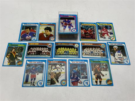 1979-80 TOPPS HOCKEY CARDS (89 TOTAL)