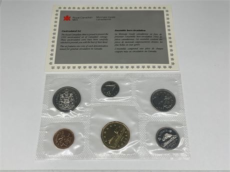 ROYAL CANADIAN MINT 1993 UNCIRCULATED COIN SET