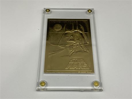 STAR WARS 23CT GOLD CARD (Limited edition #4119)