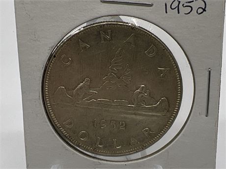 1952 SILVER CDN DOLLAR