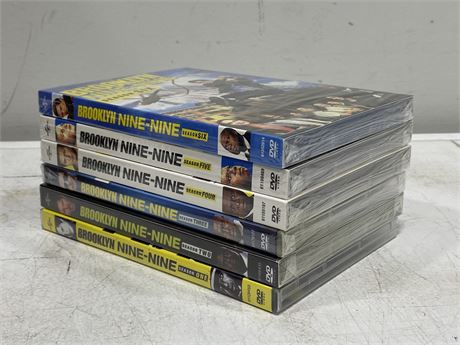 BROOKLYN NINE-NINE DVDS SEASON 1-6 (ALL SEALED EXCEPT SEASON 1)