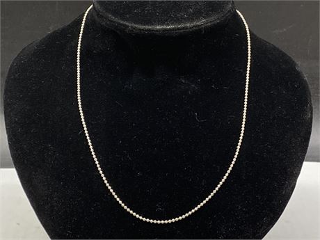 925 STERLING SILVER CHAIN (17”)