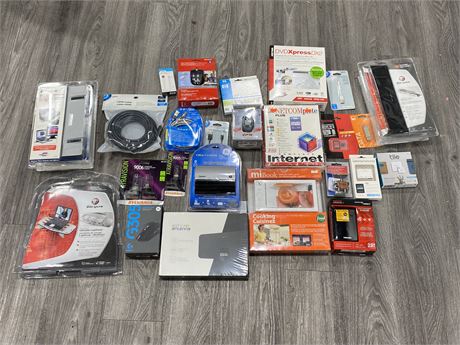 LARGE LOT OF NEW IN BOX ELECTRONICS