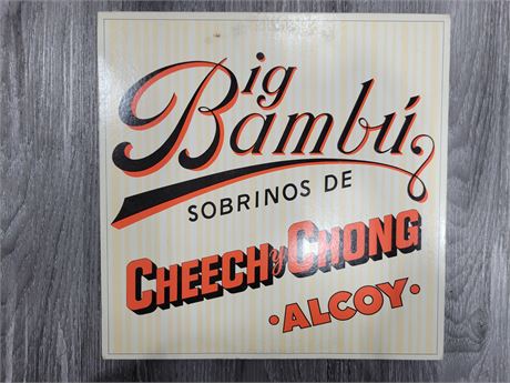 CHEECH & CHONG RECORDS WITH ROLLING PAPER (slightly scratched)