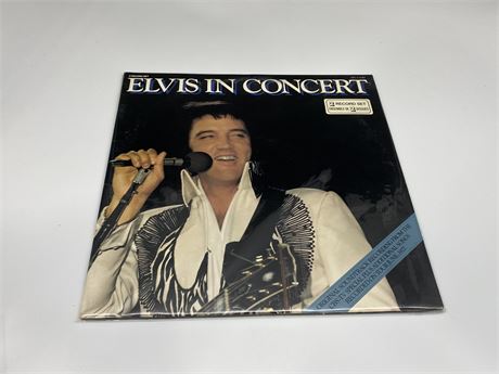 ELVIS IN CONCERT 2 RECORD SET (Mint)