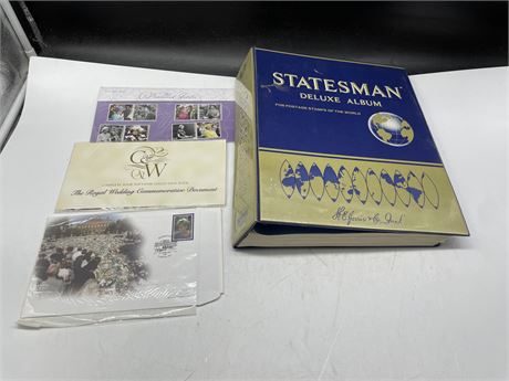 STAMP BOOK & ROYAL STAMP COLLECTION