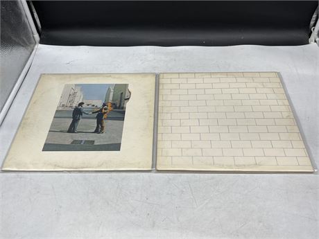 2 PINK FLOYD RECORDS - VG (Slightly scratched)