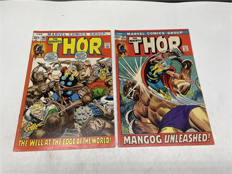 THE MIGHTY THOR #195 & #197