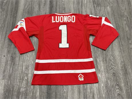 LUONGO TEAM CANADA JERSEY - SIZE M