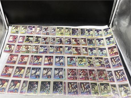 100 1984 O-PEE-CHEE NHL HOCKEY CARDS MOSTLY ROOKIES, STARS, AND HALL OF FAMERS
