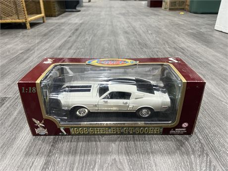 NEW 1:18 SCALE ROAD LEGENDS 1968 SHELBY GT500 KR DIE CAST