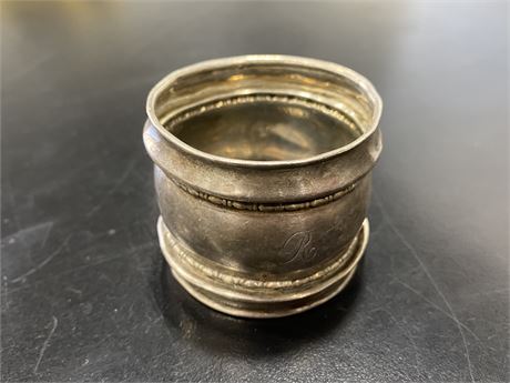 STERLING NAPKIN RING (1.5” tall)