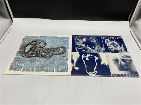 2 MISC RECORDS - CHICAGO & THE ROLLING STONES - EXCELLENT (E)