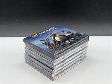 7 MEGADETH CDS - ALL SUPER CLEAN