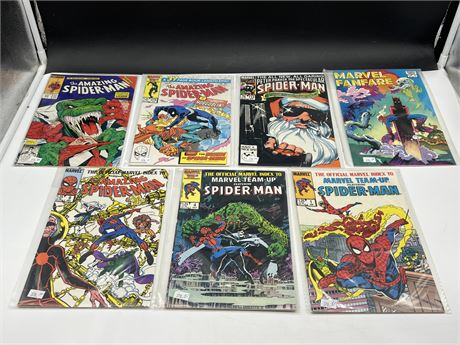 7 SPIDER-MAN COMICS