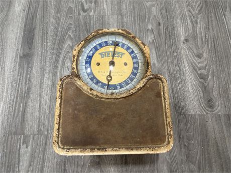 VINTAGE DIETEST WEIGHT SCALE - ACCURATE
