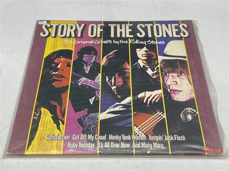 THE ROLLING STONES - STORY OF THE STONES - VG (slightly scratched)