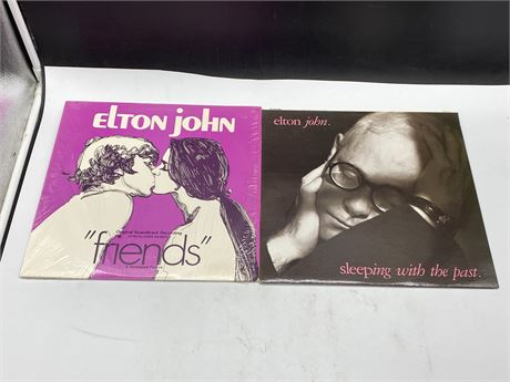 2 ELTON JOHN RECORDS - EXCELLENT (E)