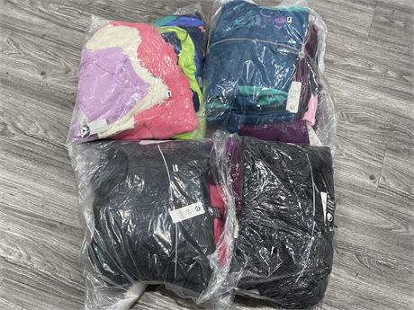 4 BAGS OF NEW CHILDREN'S CLOTHES - ASSORTED SIZES