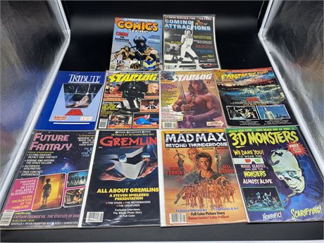10 MISC. COMIC MAGS