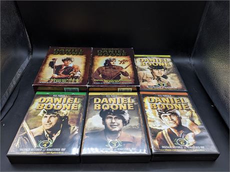DANIEL BOONE SEASONS 1-6 - VERY GOOD CONDITION - DVD
