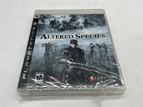 SEALED ALTERED SPECIES - PS3 - WRAP HAS WEAR