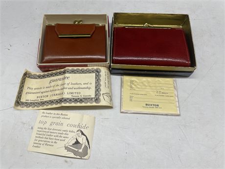2 NEW OLD STOCK WALLETS