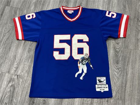 LAWRENCE TAYLOR THROWBACK NEW YORK GIANTS JERSEY SIZE 54