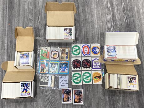 VINTAGE HOCKEY CARD LOT-60’S TO 90’S