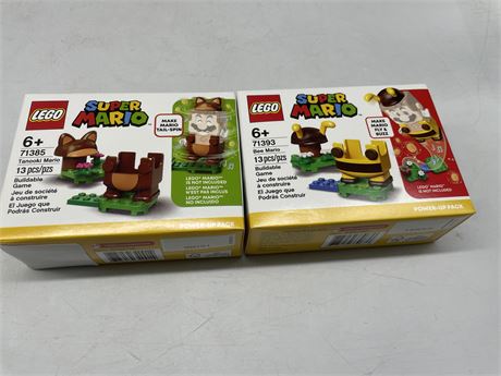 2 FACTORY SEALED SUPER MARIO LEGO SETS
