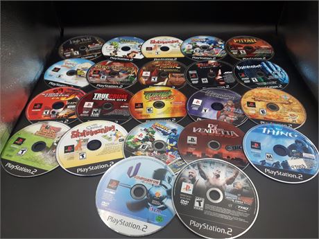 COLLECTION OF PS2 GAMES - DISC ONLY