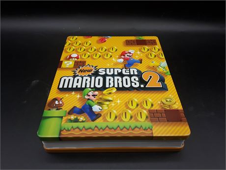 SUPER MARIO BROS 2 (WITH STEELBOOK CASE) - VERY GOOD CONDITION - 3DS