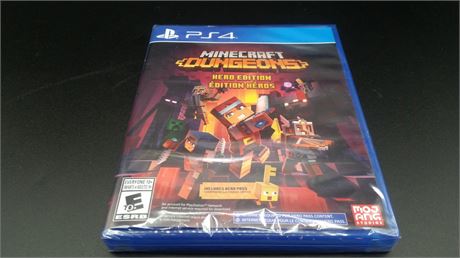 NEW - MINECRAFT DUNGEONS - PS4