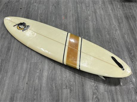 6’10” VINTAGE 1980s HANDSHAPED VIPER “EGG” SURFBOARD