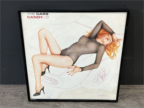 FRAMED RECORD - THE CARS - CANDY O