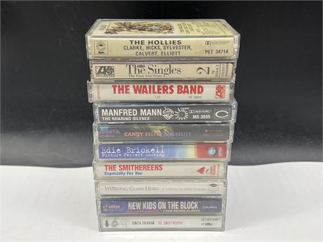 10 ASSORTED CASSETTES