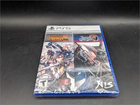 SEALED - LEGEND OF HEROES: TRAILS OF COLD STEEL 3 & 4 - PS5