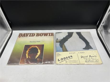 2 DAVID BOWIE RECORDS - EXCELLENT (E)