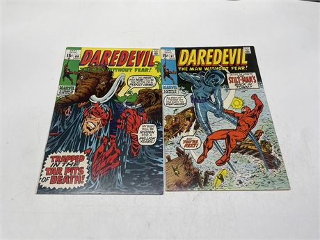 2 DAREDEVIL COMICS - #66-67
