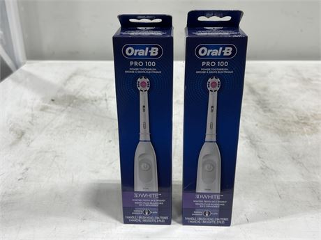 (NEW) ORAL B PRO 100 TOOTHBRUSHES