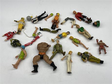 VINTAGE 1970 ACTION FIGURES AND PARTS