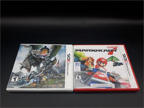 3DS GAMES - VERY GOOD CONDITION