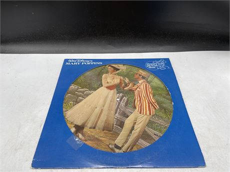 VINTAGE MARY POPPINS PICTURE DISC - EXCELLENT (E)